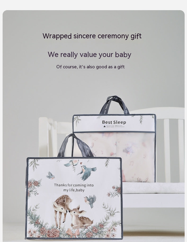 Newborn Spring Thickened Swaddling Quilt - Perfect for Outings