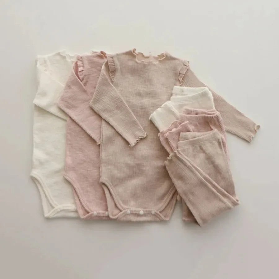 Cotton 2 pcs Bodysuit + Leggings