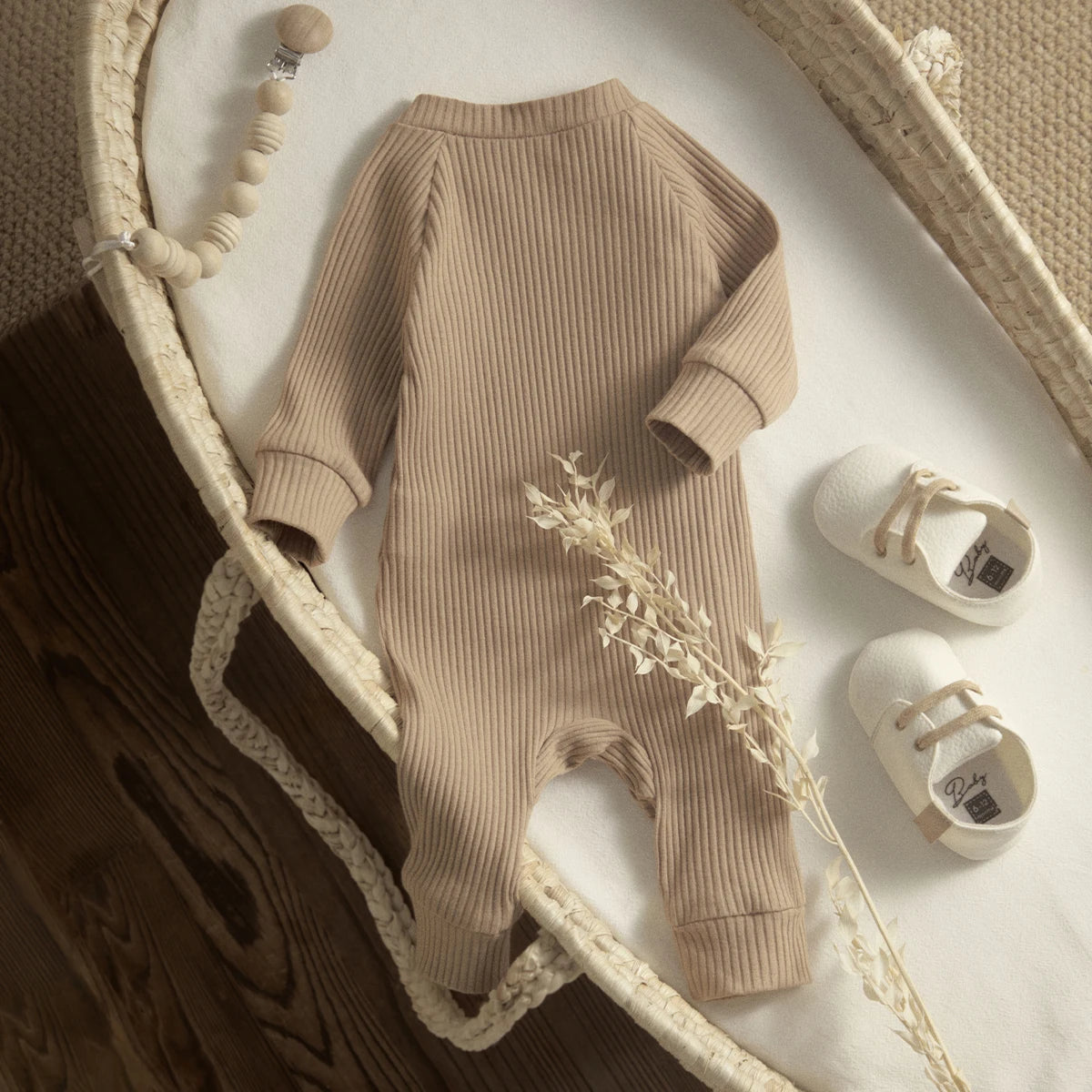 Knit Long Sleeve Side Zipper Jumpsuit
