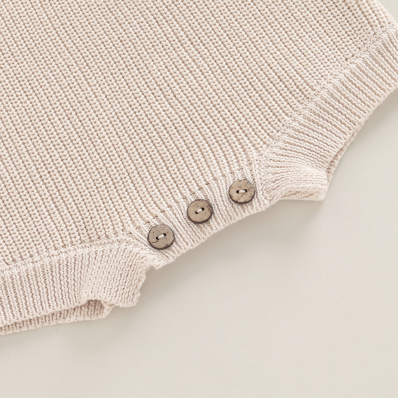 Romper Knit Jumpsuit Sweater