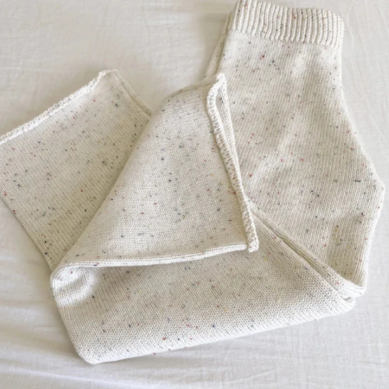 Sprinkle Cotton Knit Trousers