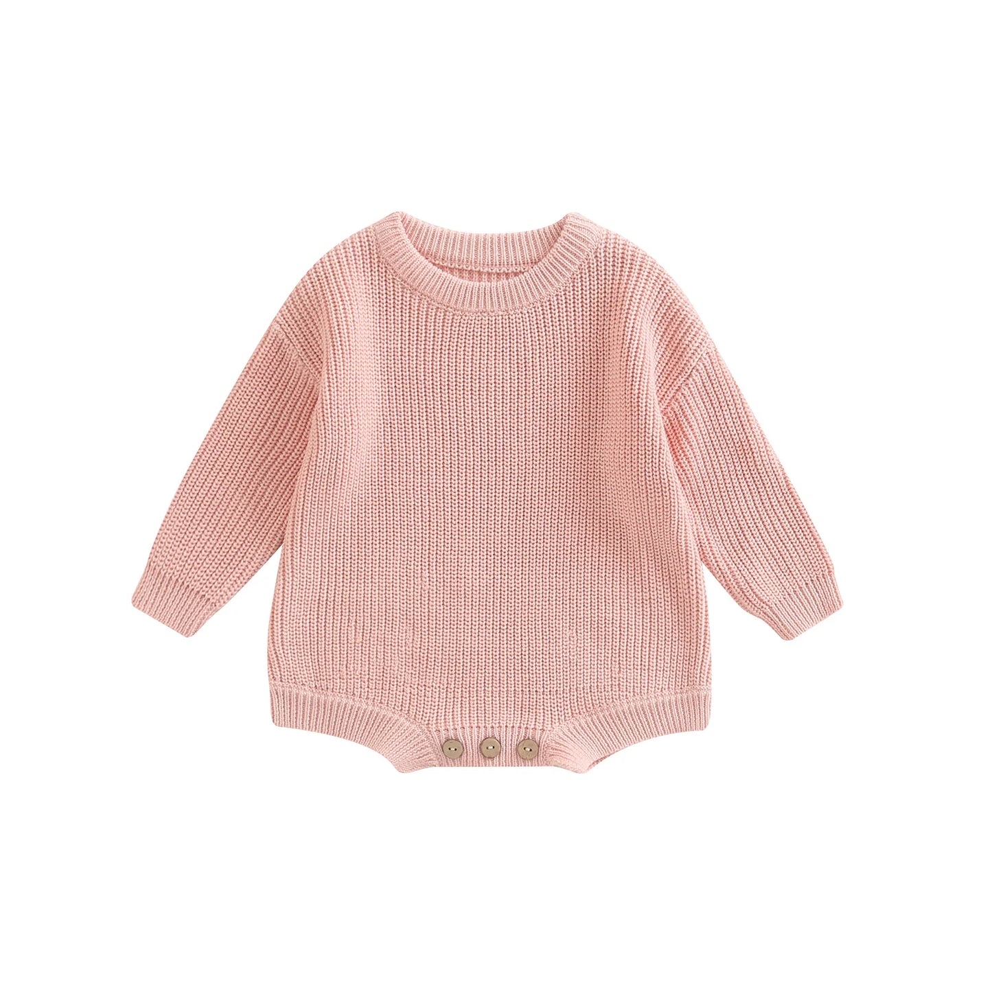Romper Knit Jumpsuit Sweater