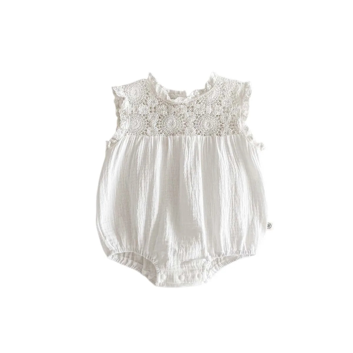 Summer Lace Romper (White)