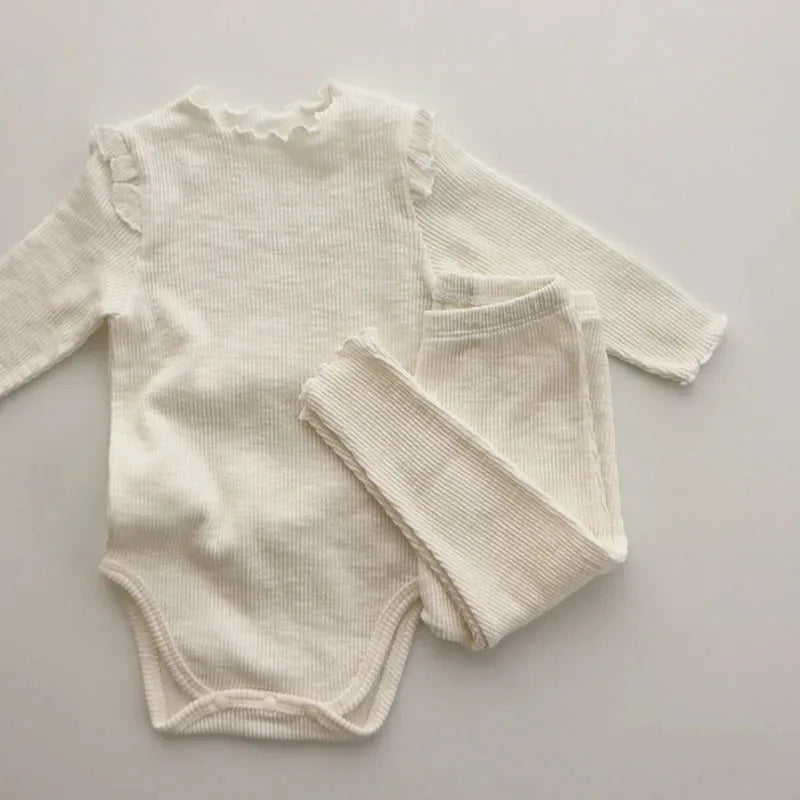 Cotton 2 pcs Bodysuit + Leggings