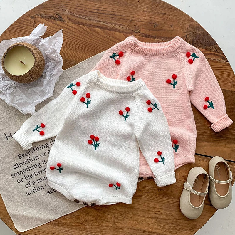 Cherry Jumpsuit Sweater