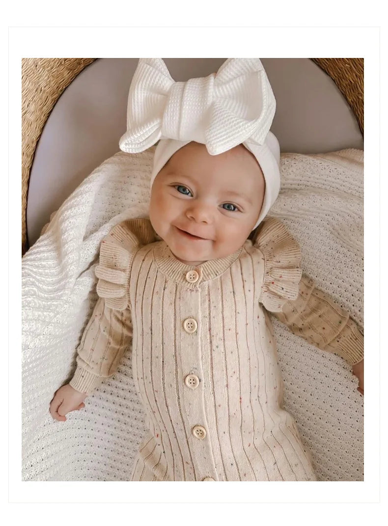 Long Sleeved Soft Knit Romper