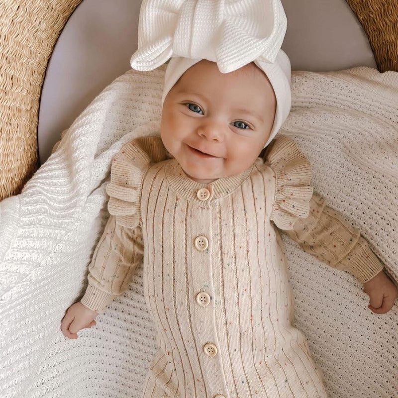 Baby Autumn Knitted Jumpsuit