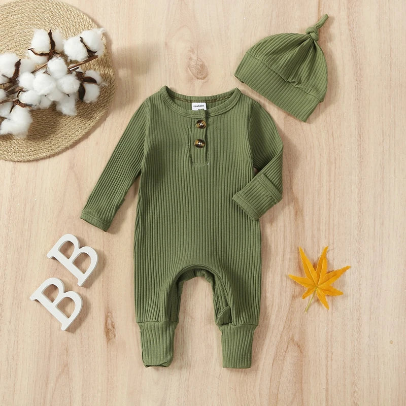 Harvest Ribbed Romper