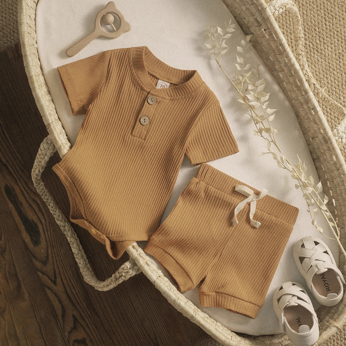 Anchor & Ash Romper Set