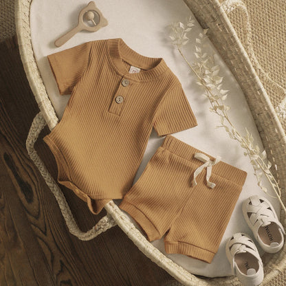 Anchor & Ash Romper Set