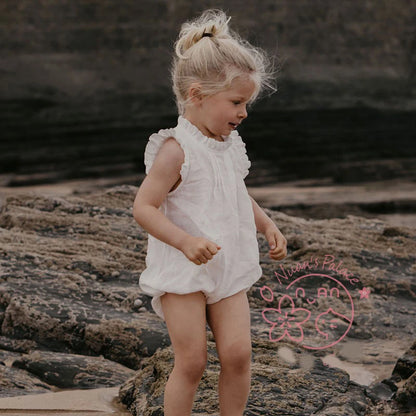 Vintage Ruffled Romper