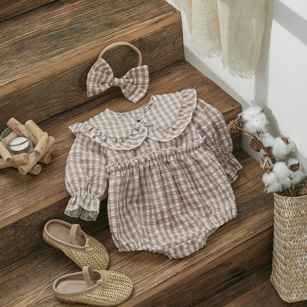 Tartan Darling Romper