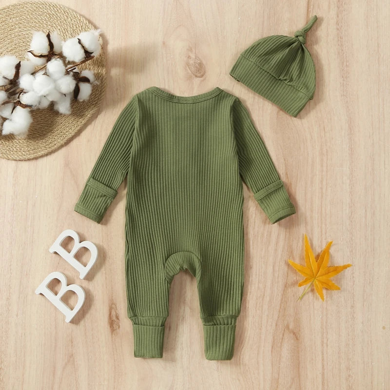 Harvest Ribbed Romper