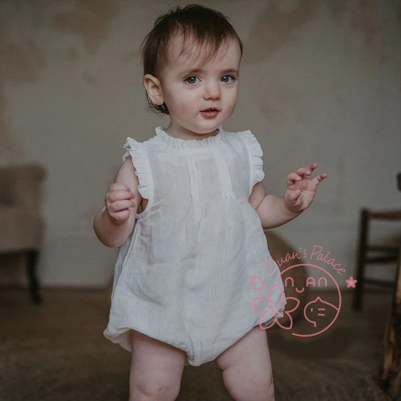 Vintage Ruffled Romper