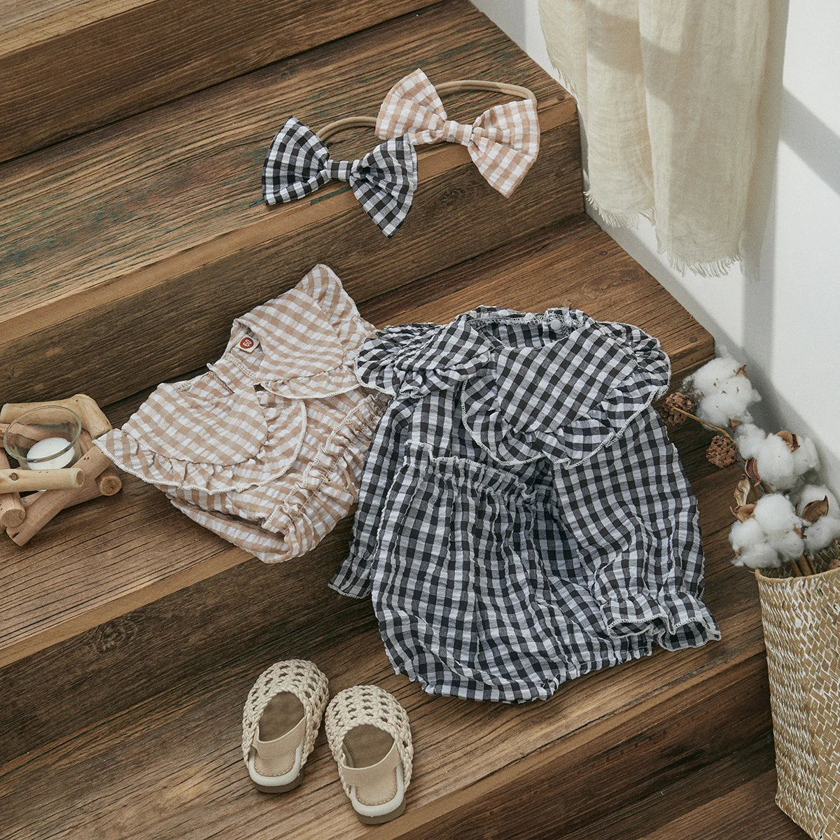 Tartan Darling Romper