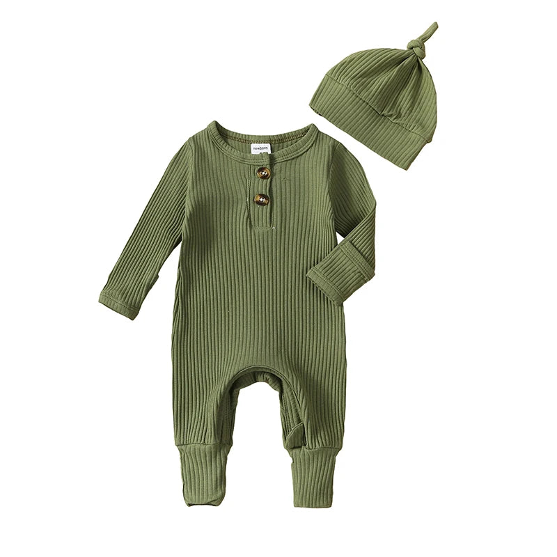 Harvest Ribbed Romper