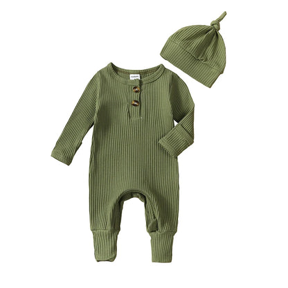 Harvest Ribbed Romper