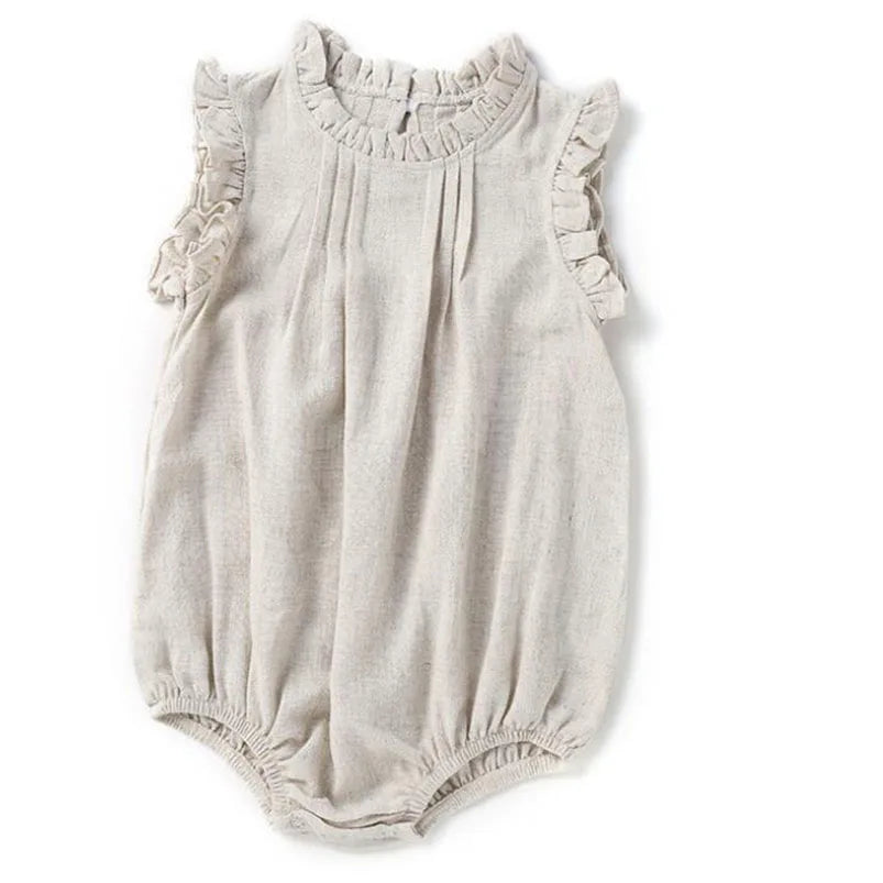 Vintage Ruffled Romper
