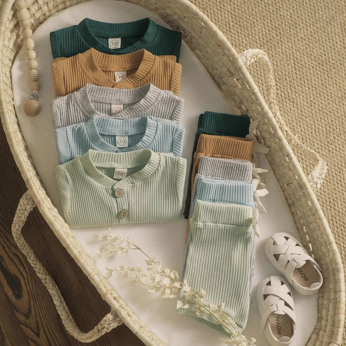 Anchor & Ash Romper Set