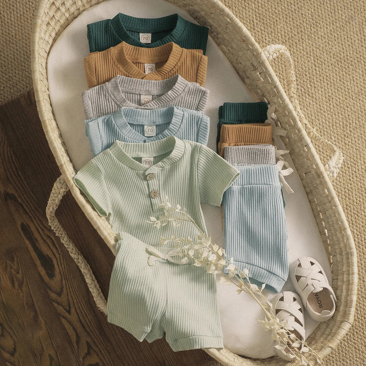 Anchor & Ash Romper Set