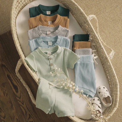 Anchor & Ash Romper Set