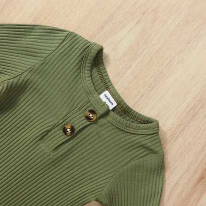 Harvest Ribbed Romper