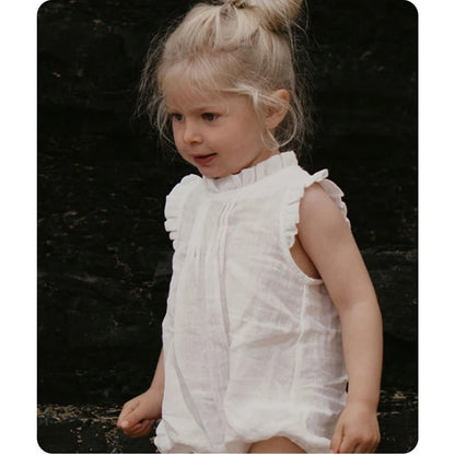 Vintage Ruffled Romper