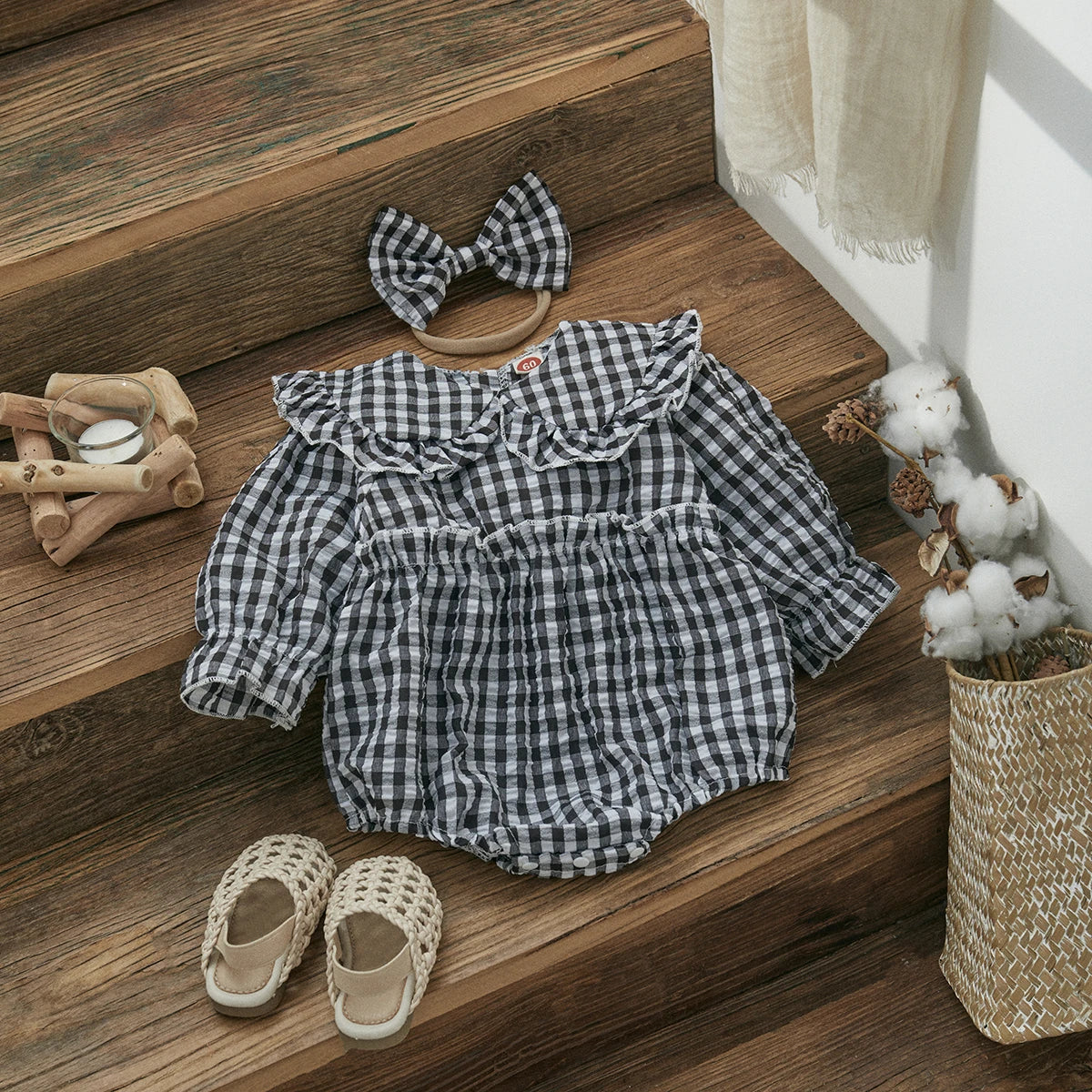 Tartan Darling Romper