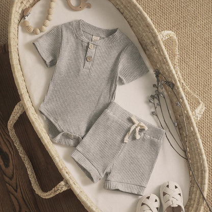 Anchor & Ash Romper Set