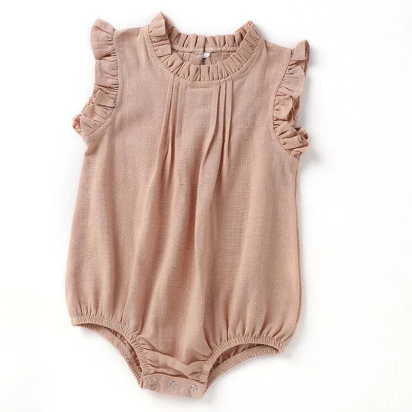 Vintage Ruffled Romper